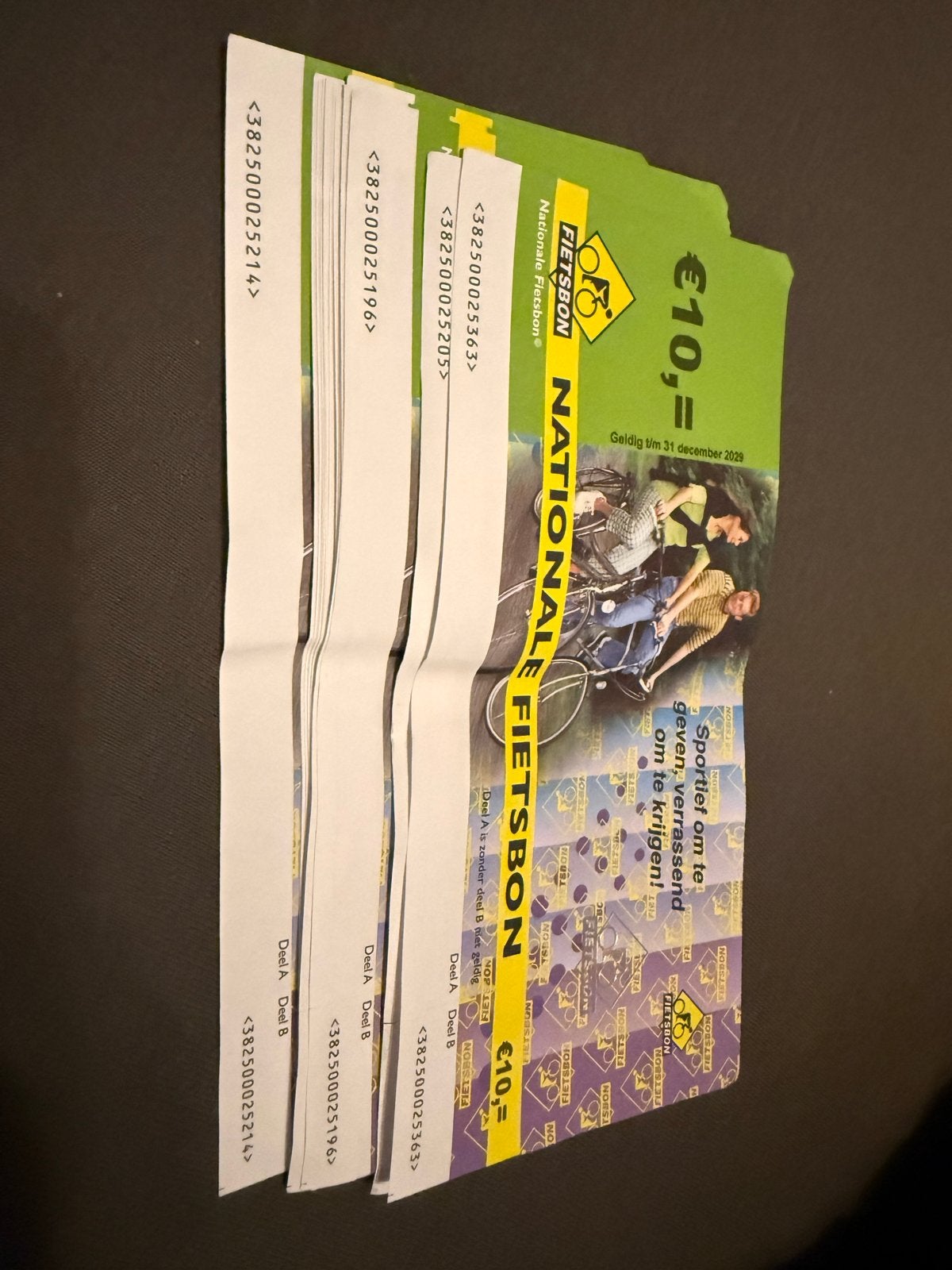 Nationale Fietsbonnen - €170,- mag weg voor €140,-, Ophalen, Nieuw, Overige typen