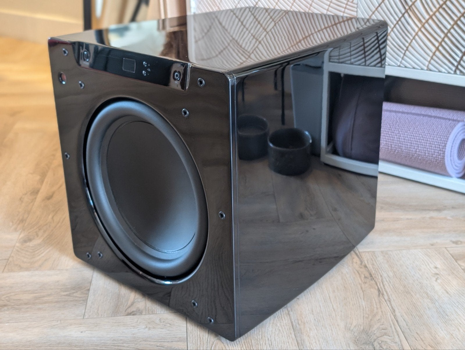 Velodyne SPL-1200 Ultra Subwoofer (incl. originele Mic & AB), Subwoofer, Ophalen of Verzenden, Zo goed als nieuw, Inclusief microfoon