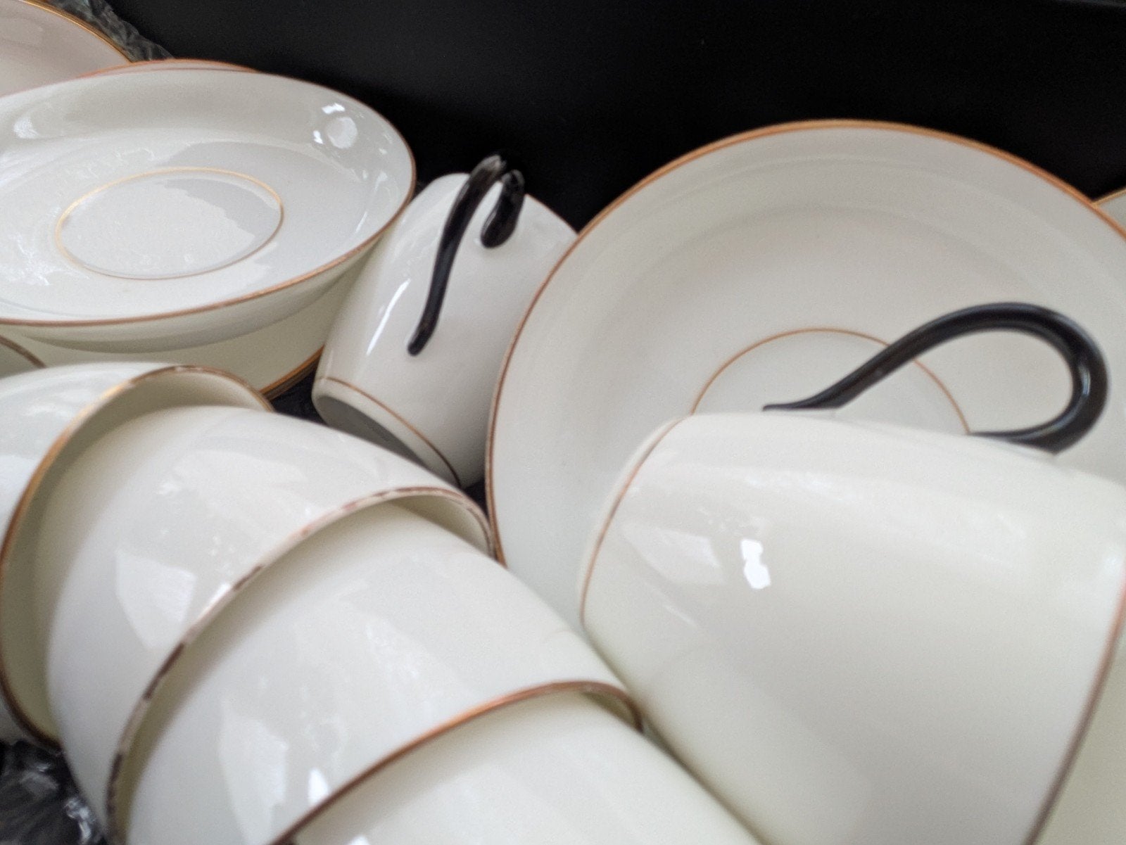 Servies porselein vintage design, Ophalen of Verzenden