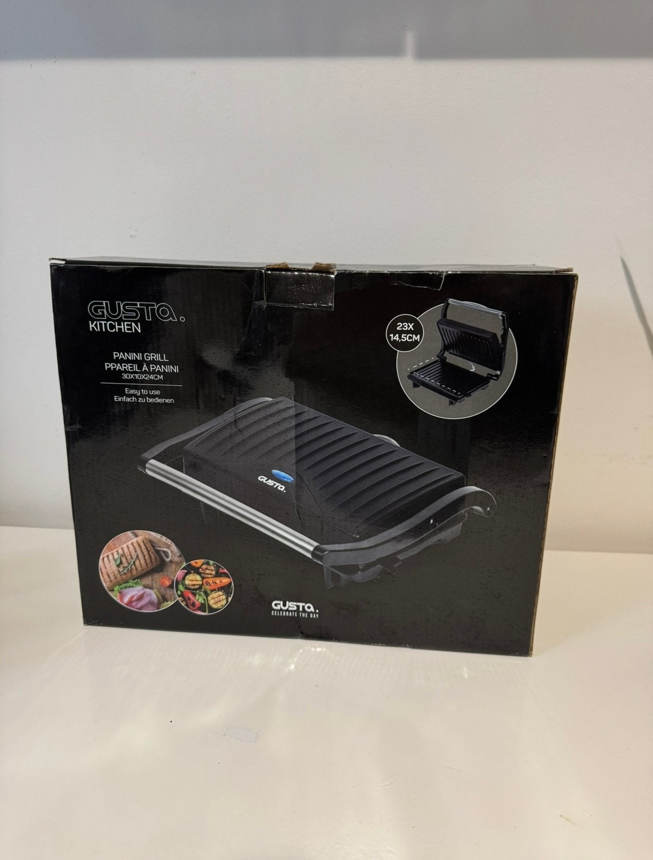 Panini grill Gusta, Ophalen of Verzenden, Nieuw