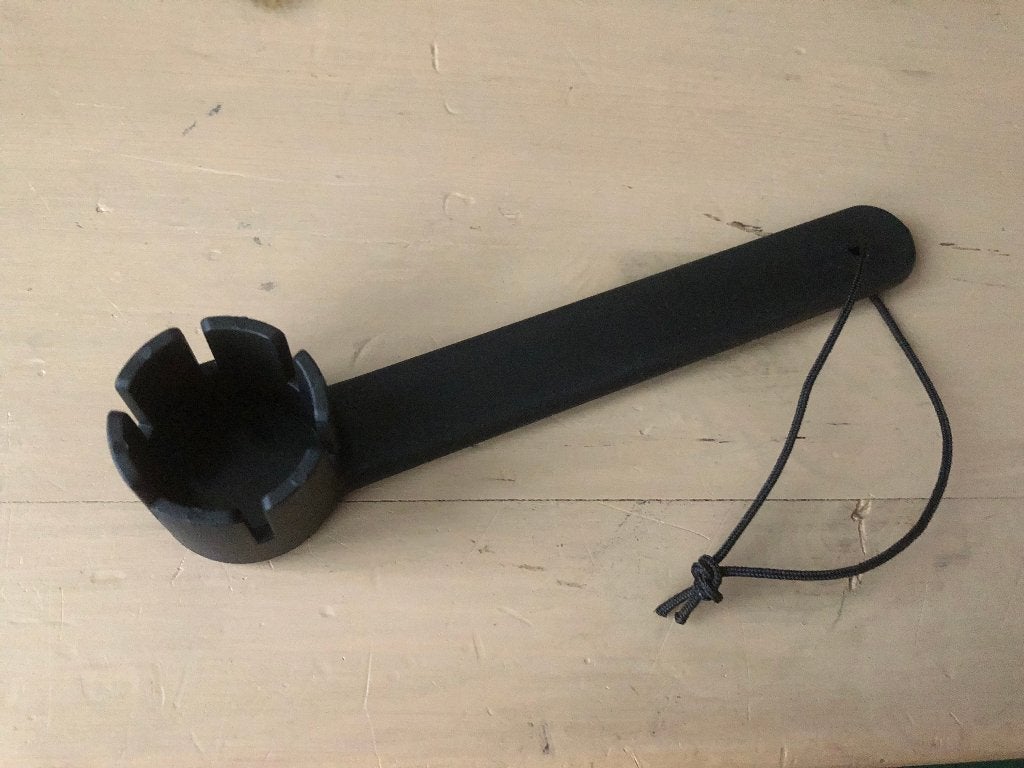 ventielsleutel 3cm 6 inkepingen + 1 ventiel, Ophalen of Verzenden, Zo goed als nieuw, Gereedschap