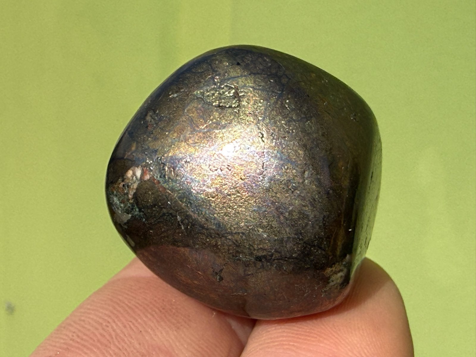 Chalcopyriet uit Peru broekzaksteen mineralen, Ophalen of Verzenden, Mineraal