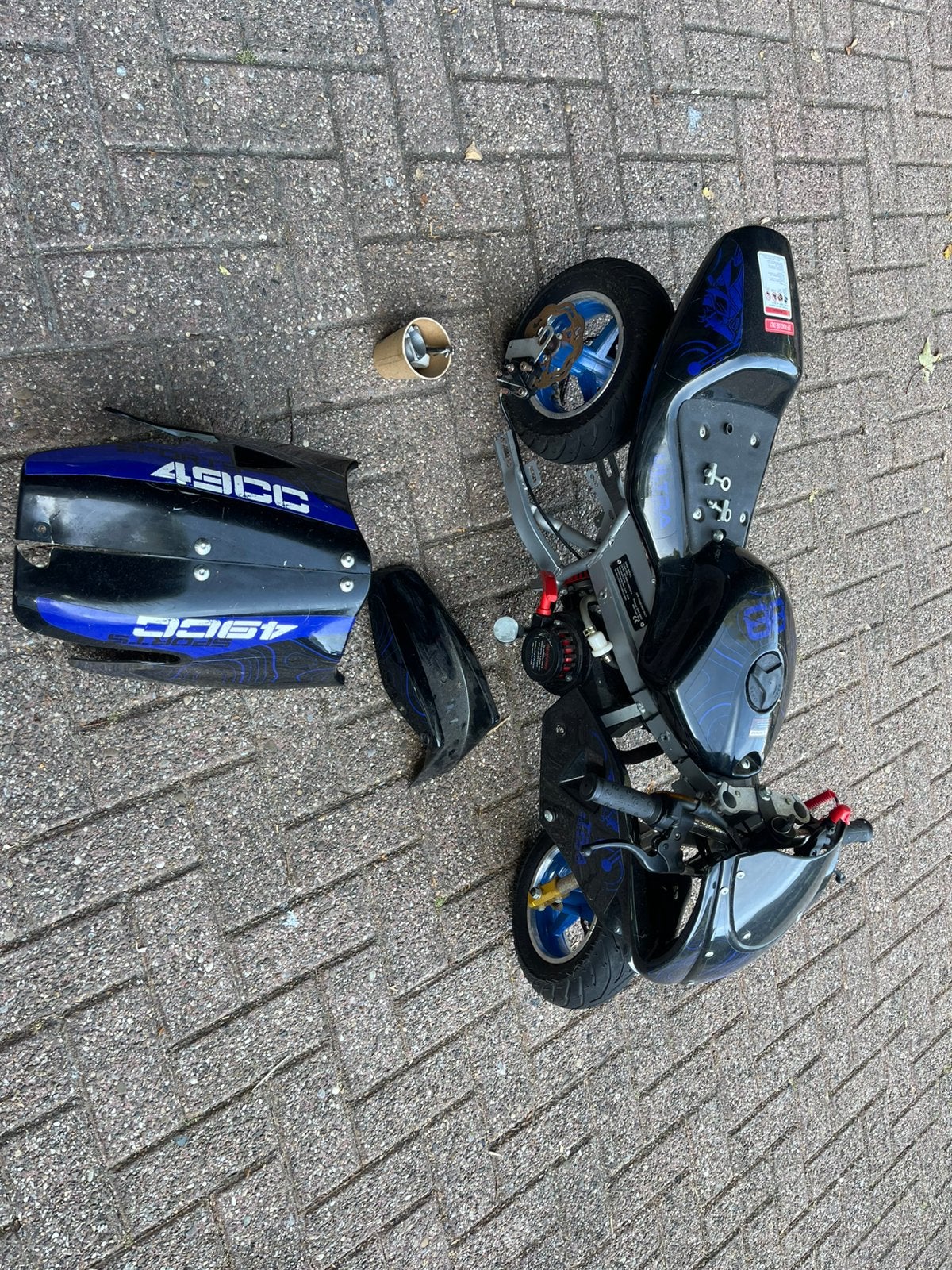 Minibike 49cc, Ophalen, Zo goed als nieuw, 49 cc, Overige merken