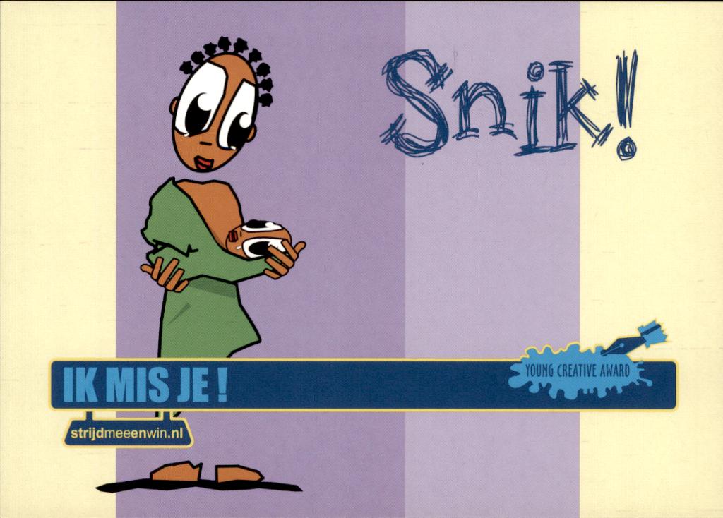Ik mis je! snik!, Verzamelen, Verzenden, 1980 tot heden, Ongelopen, Overige thema's
