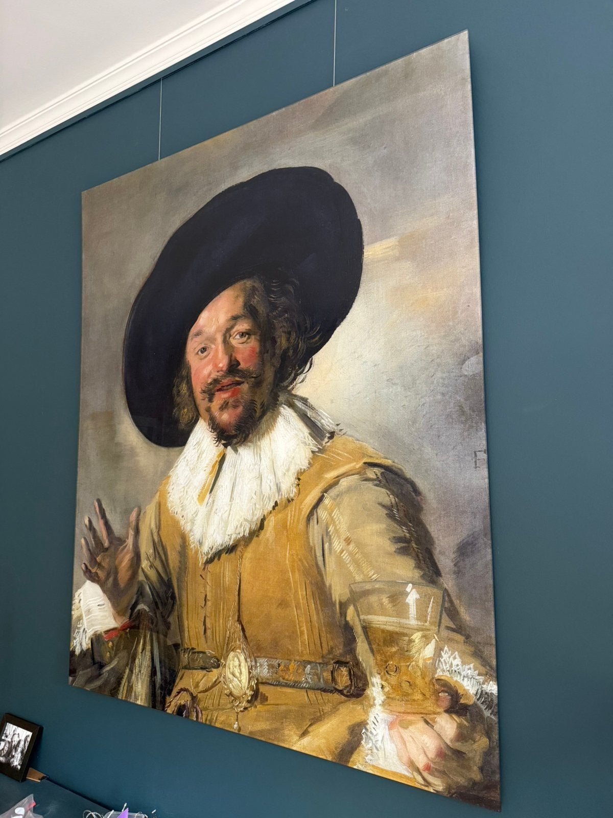 Grote print van Frans Hals op plexiglas, Ophalen, Overige technieken, Portret of Personen, Overige ondergronden