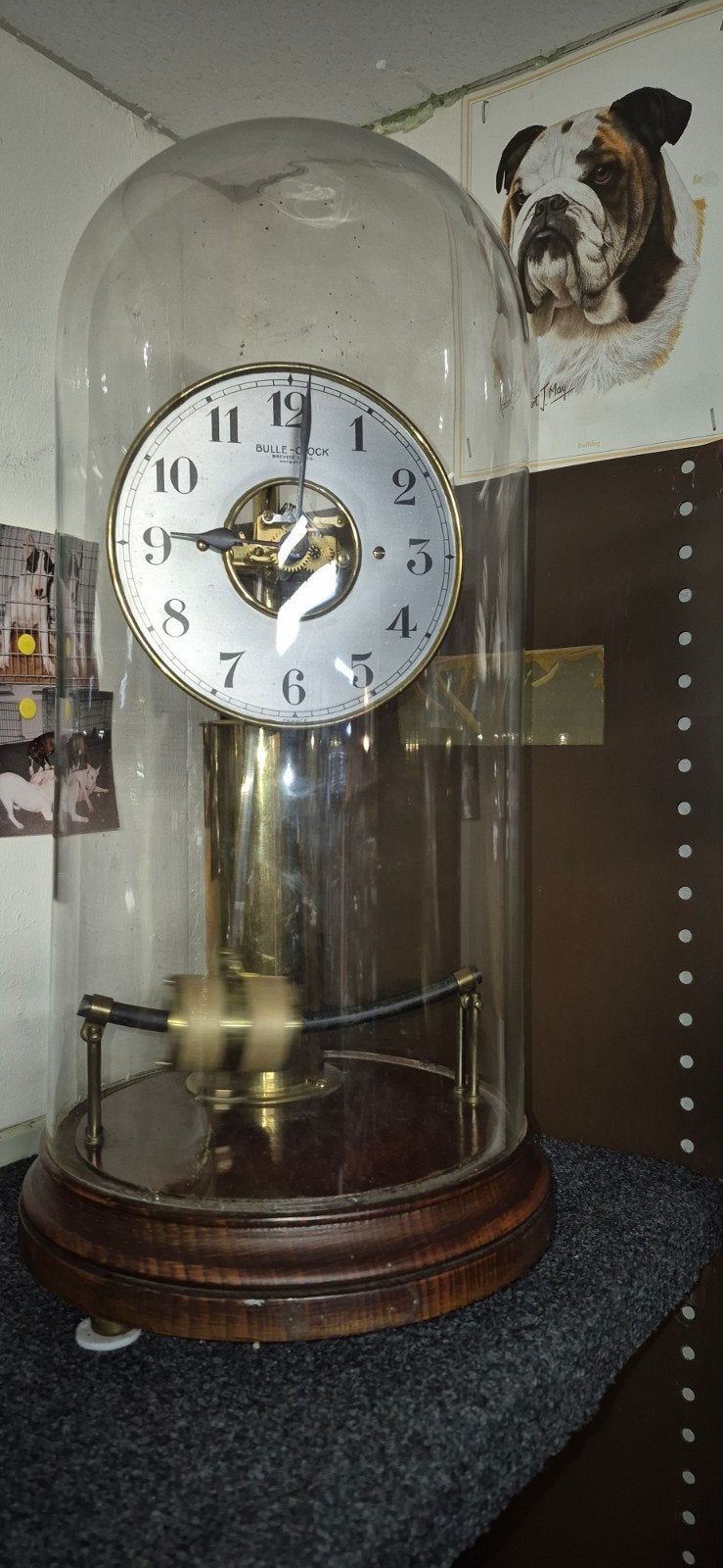 Bulle onder stolp 300 euro, Antiek en Kunst, Antiek | Klokken, Ophalen of Verzenden