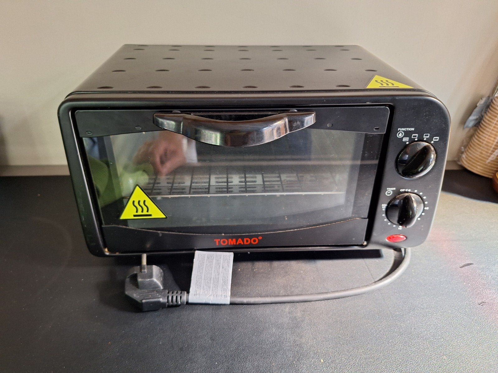 Tomado Mini(kampeer)-oven met grillfunctie., Ophalen, Minder dan 45 cm, Minder dan 45 cm, Vrijstaand