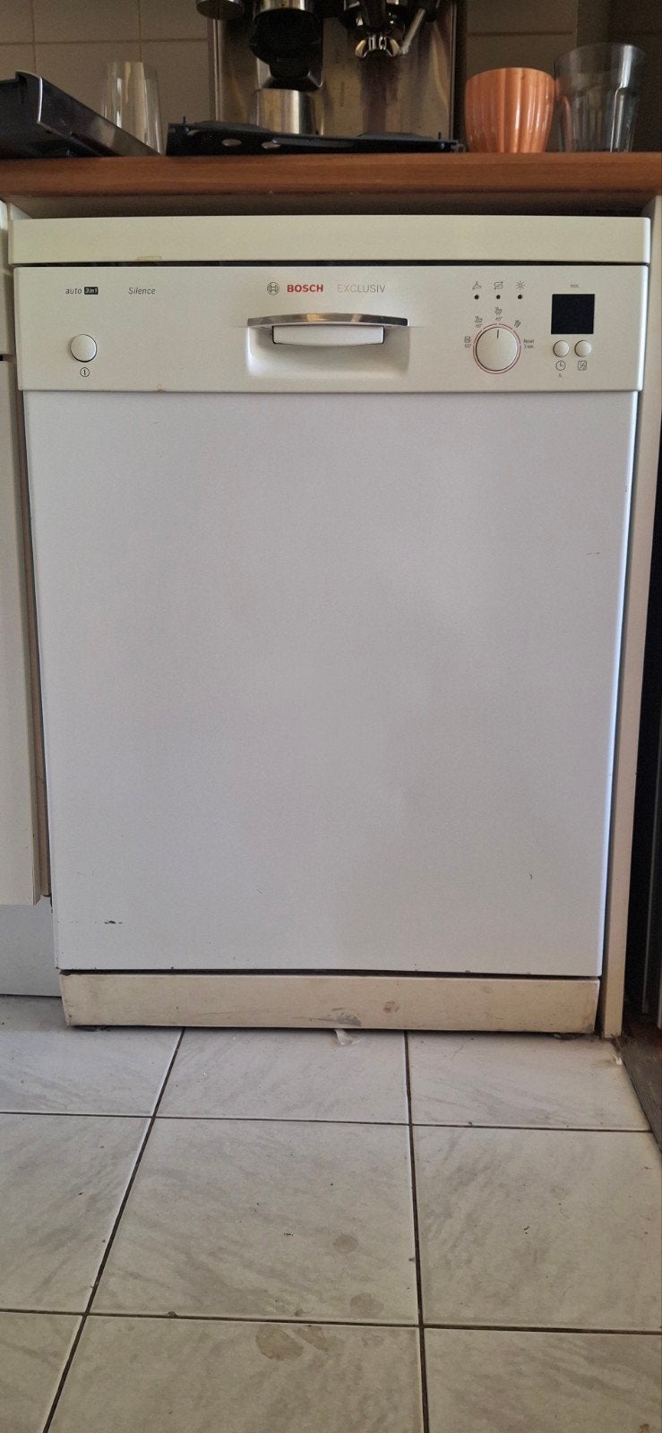 Bosch Exclusiv Silence Vaatwasser - Wit, Vrijstaand, Witgoed en Apparatuur, Vaatwasmachines, Gebruikt, 60 cm of meer, Ophalen of Verzenden
