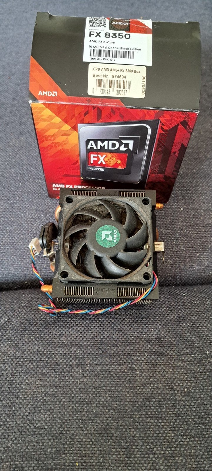 AMD FX-8350 Processor met Koeler en Handleiding, Computers en Software, Processors, 8-core, Gebruikt, AM3+, Ophalen of Verzenden