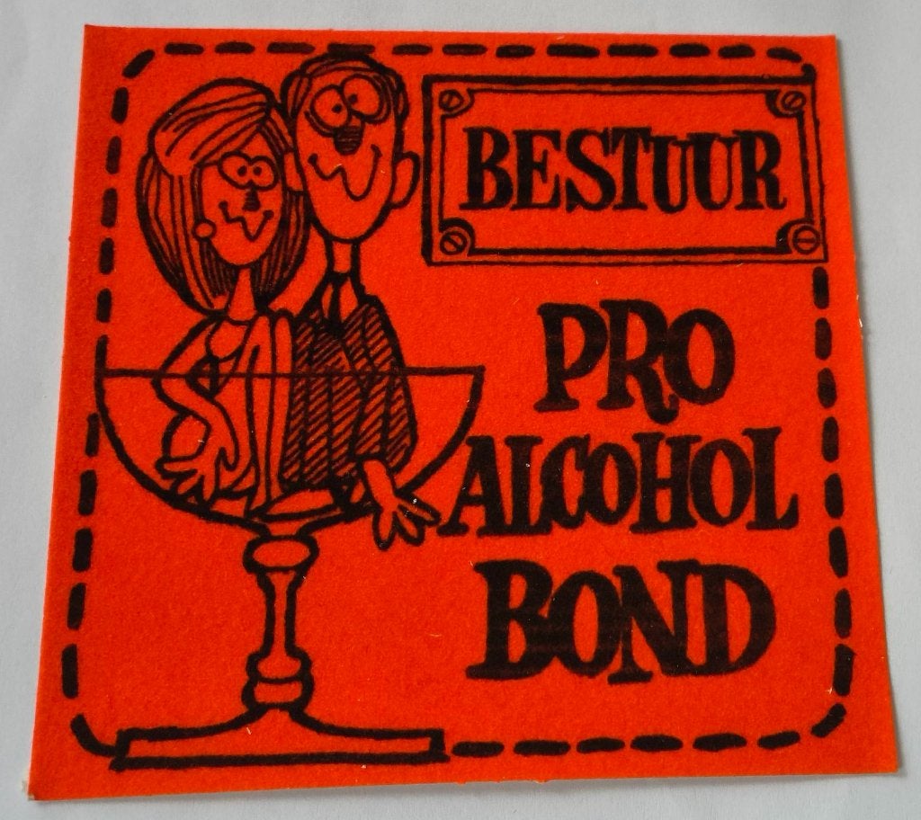 Sticker(bestuur) pro alcohol bond, Ophalen of Verzenden, Zo goed als nieuw, Overige typen