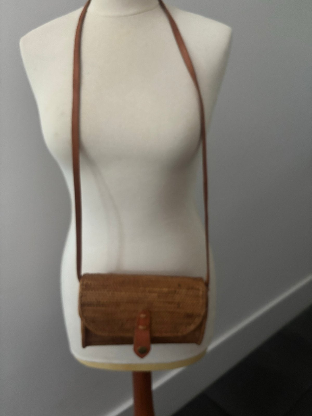Leuk eyecatcher tasje van Anna & Nina, Ophalen of Verzenden, Zo goed als nieuw, Bruin, Schoudertasje