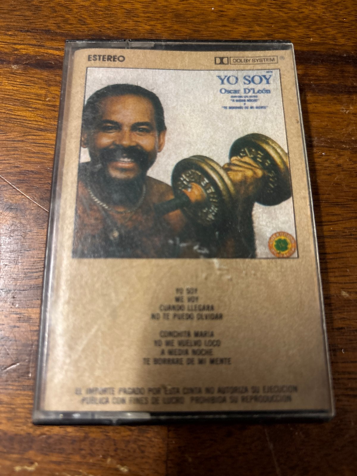 Oscar D'León - Yo Soy (Cassette) 8 tracks, Cd's en Dvd's, Latin en Salsa, Gebruikt, Ducoso, 1 bandje