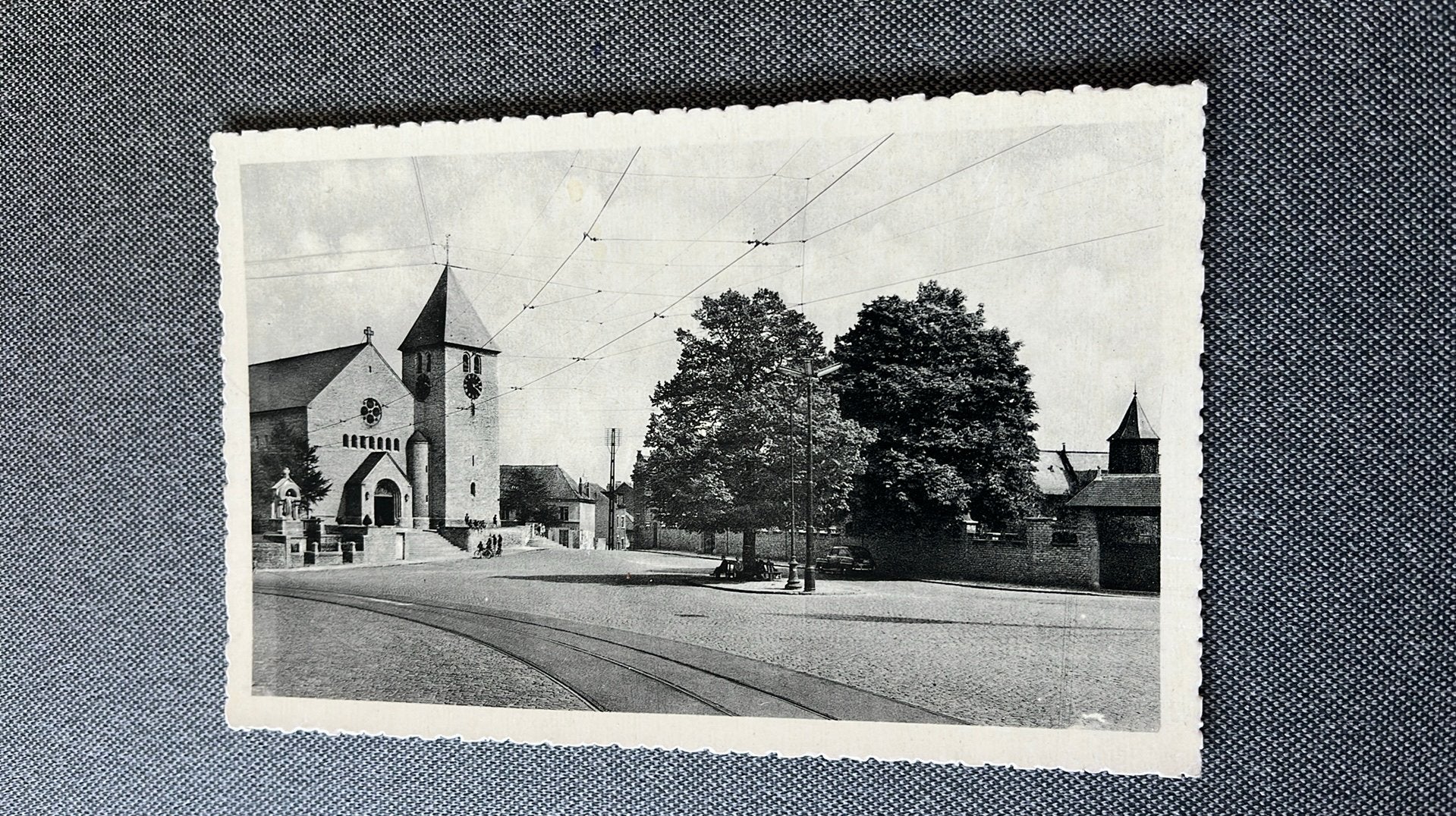 Waluwe St Lambert Place du Sacre Coeur, Verzamelen, Ophalen of Verzenden, 1940 tot 1960, Ongelopen, Brussel (Gewest)
