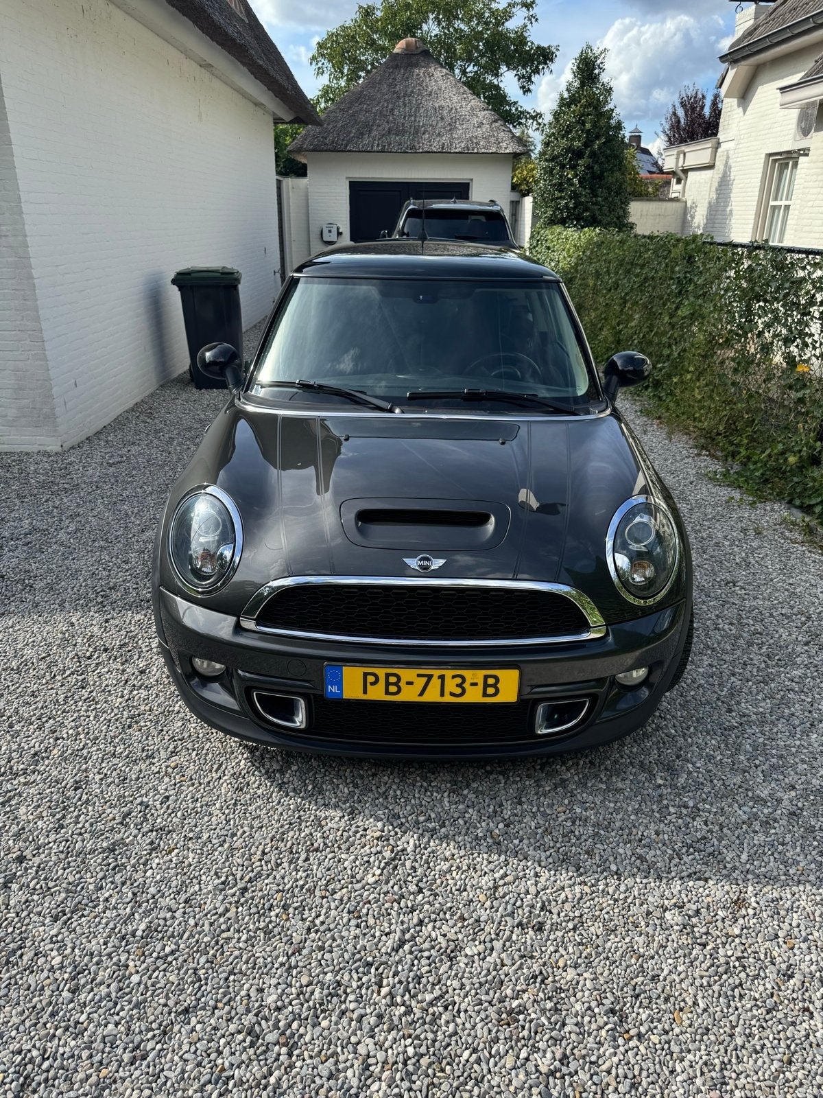 Mini 1.6 Cooper S 2013 Grijs, Zwart, 4 cilinders, 4 stoelen, Leder en Stof