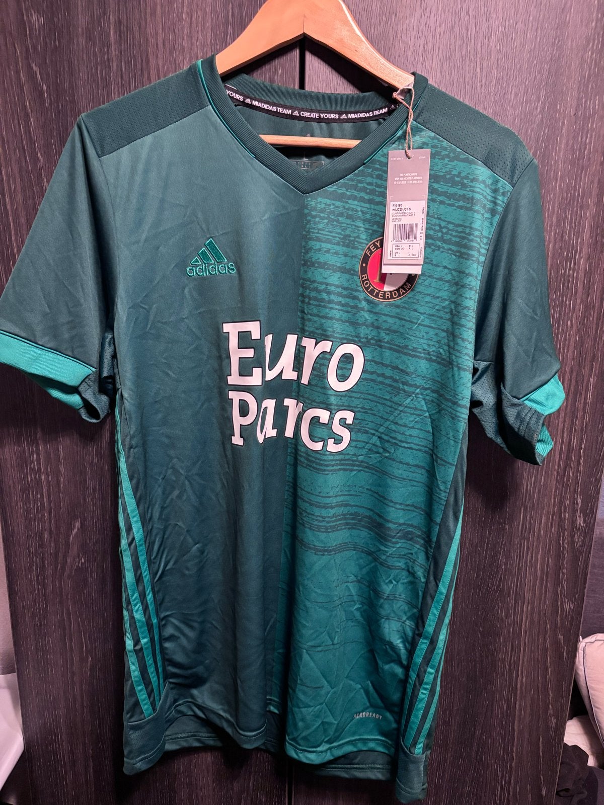 Feyenoord Uitshirt 2021-2022 - Maat L - Nieuw, Maat 52/54 (L), Nieuw, Ophalen of Verzenden, Voetbal