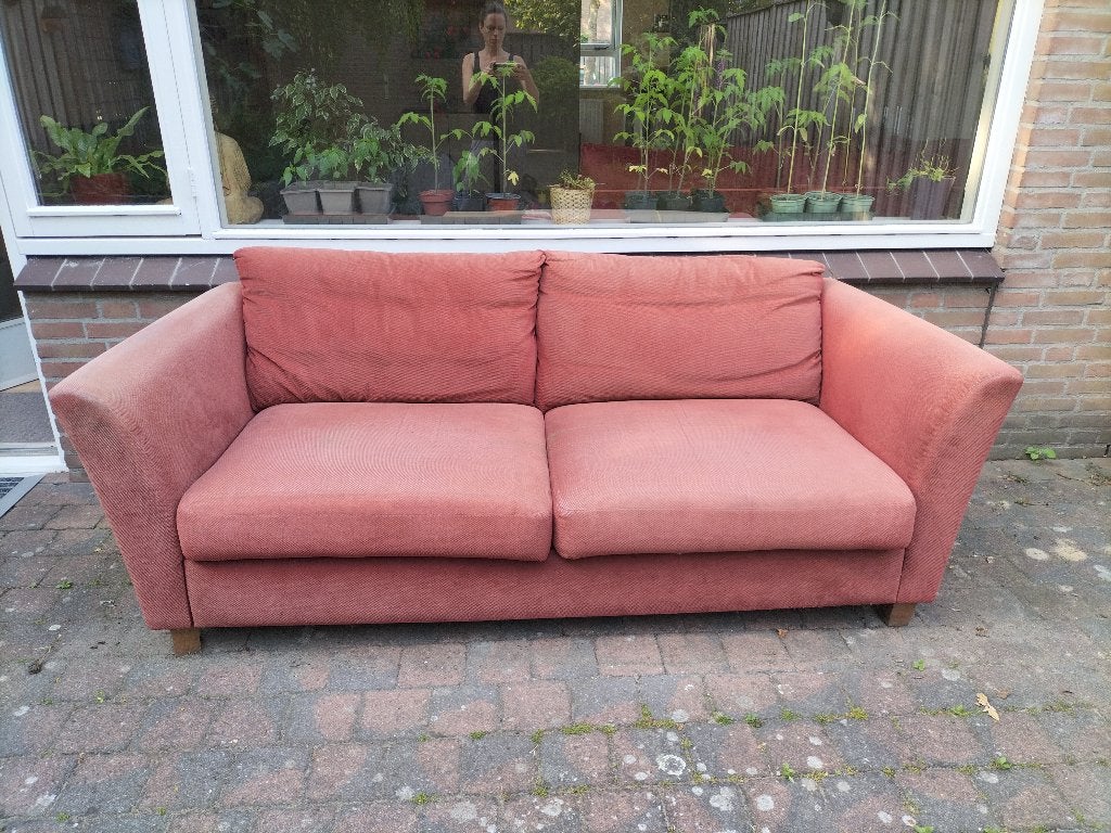 Oude vieze bank, Ophalen, Gebruikt, 150 tot 200 cm, Driepersoons