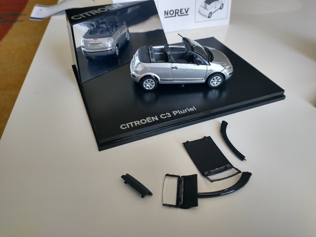 Citroën C3 Pluriel   Norev Models, Ophalen of Verzenden, Zo goed als nieuw, Auto, Norev