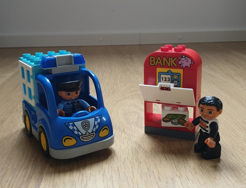 Duplo, bouwblokken Nijntje en Bob de bouwer, Compleet, Ophalen of Verzenden, Zo goed als nieuw, Duplo