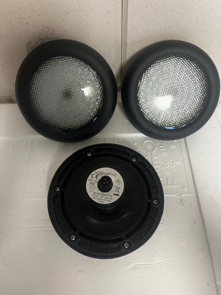 3x AquaTec LED Zwembad / vijverVerlichting IP68 12V, Ophalen of Verzenden, Nieuw, Verlichting