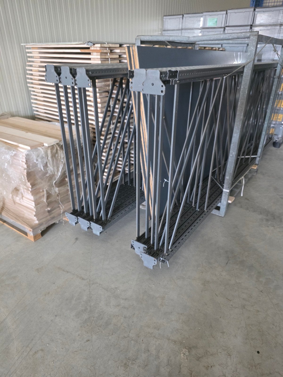 Pallet stelling/magazijn stelling, Ophalen