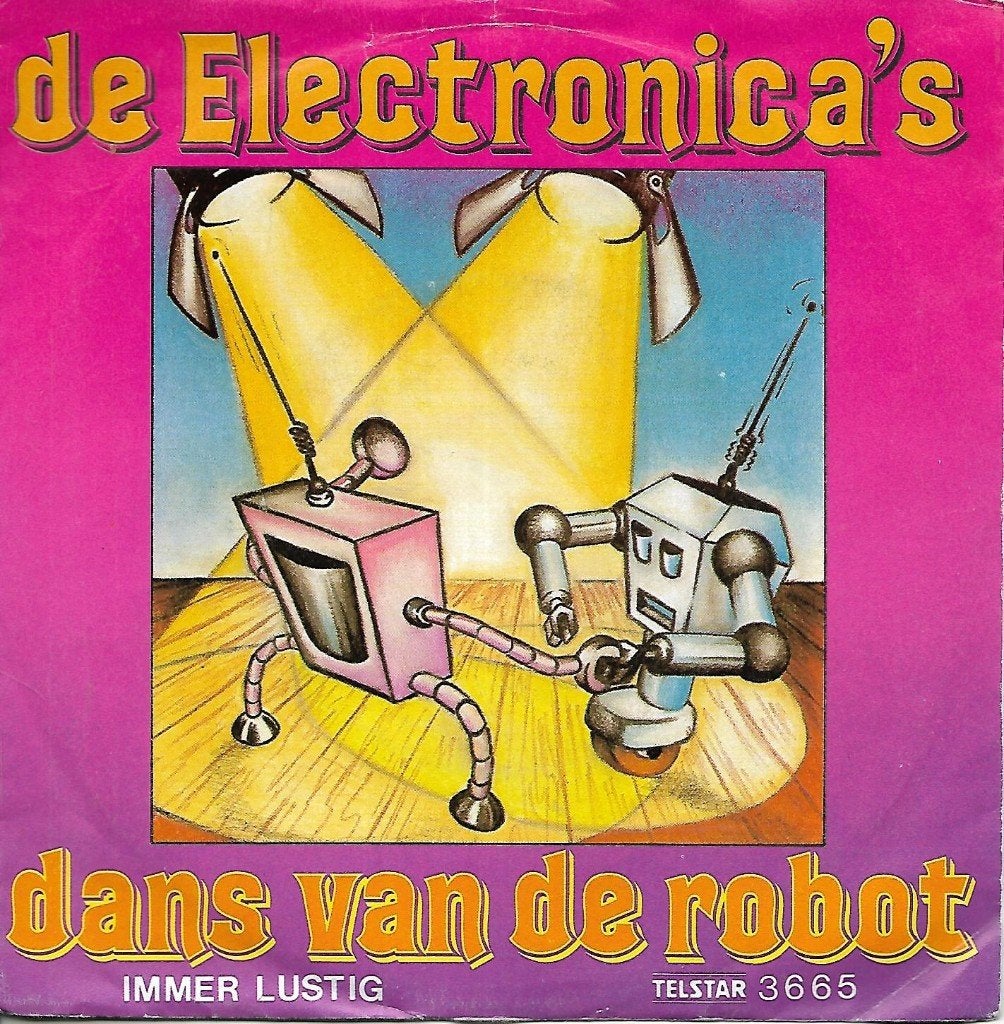 De Electronica` s - Dans van de robot (Telstar), Ophalen of Verzenden, Zo goed als nieuw, 7 inch, Nederlandstalig