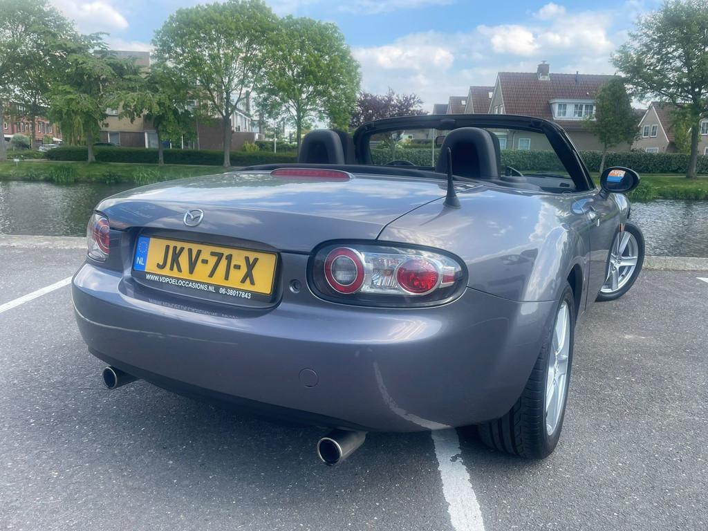 Mazda MX-5 1.8 Exclusive SPLINTERNIEUWE CABRIOKAP !, 127 pk, Gebruikt, Zwart, 4 cilinders