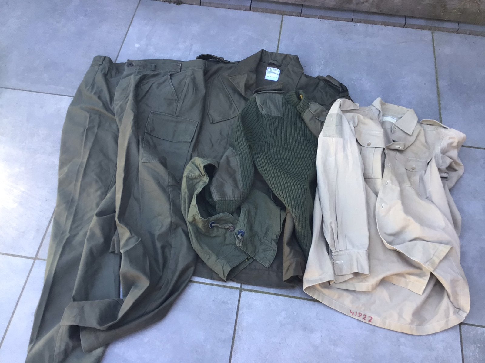 Diverse kleding Mariniers - jaren 80, Verzamelen, Ophalen of Verzenden