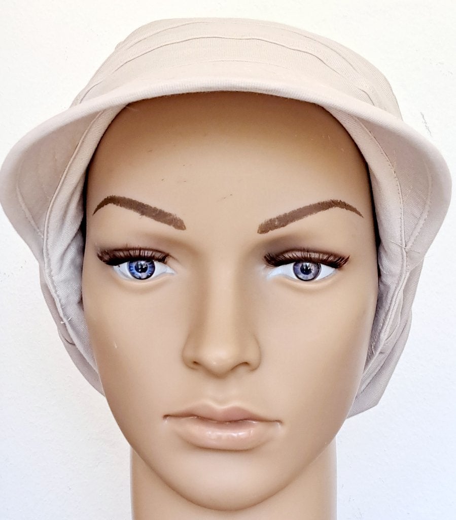 Chemo/haarverlies tricot pet no 15 B. Beige., Anna, Ophalen of Verzenden, Nieuw, Muts