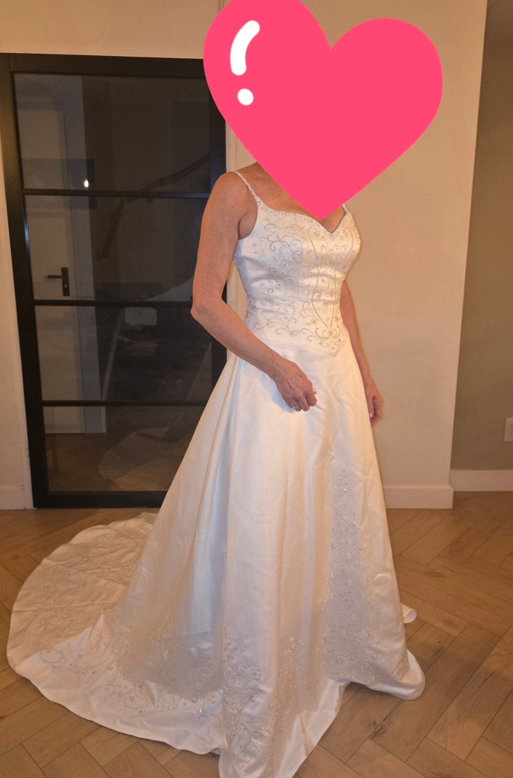 Trouwjurk met hoepel en corset/bustier, Trouwjurk, Wit, Moonlight bridal, Nieuw