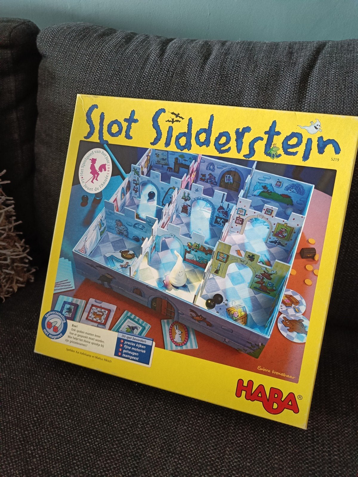 Slot Sidderstein, groot Gezelschapsspel HABA, Vijf spelers of meer, Ophalen of Verzenden, Zo goed als nieuw, HABA