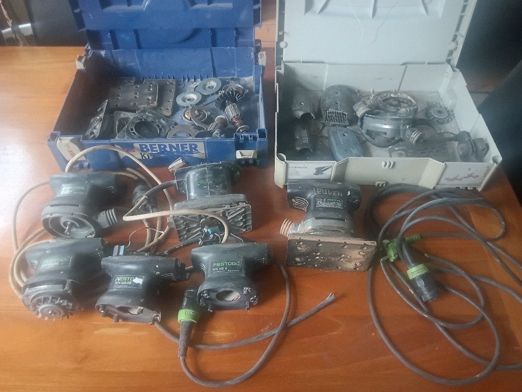 Festool schuurmachine onderdelelen, Ophalen of Verzenden, Gebruikt, Minder dan 600 watt, Vlakschuurmachine
