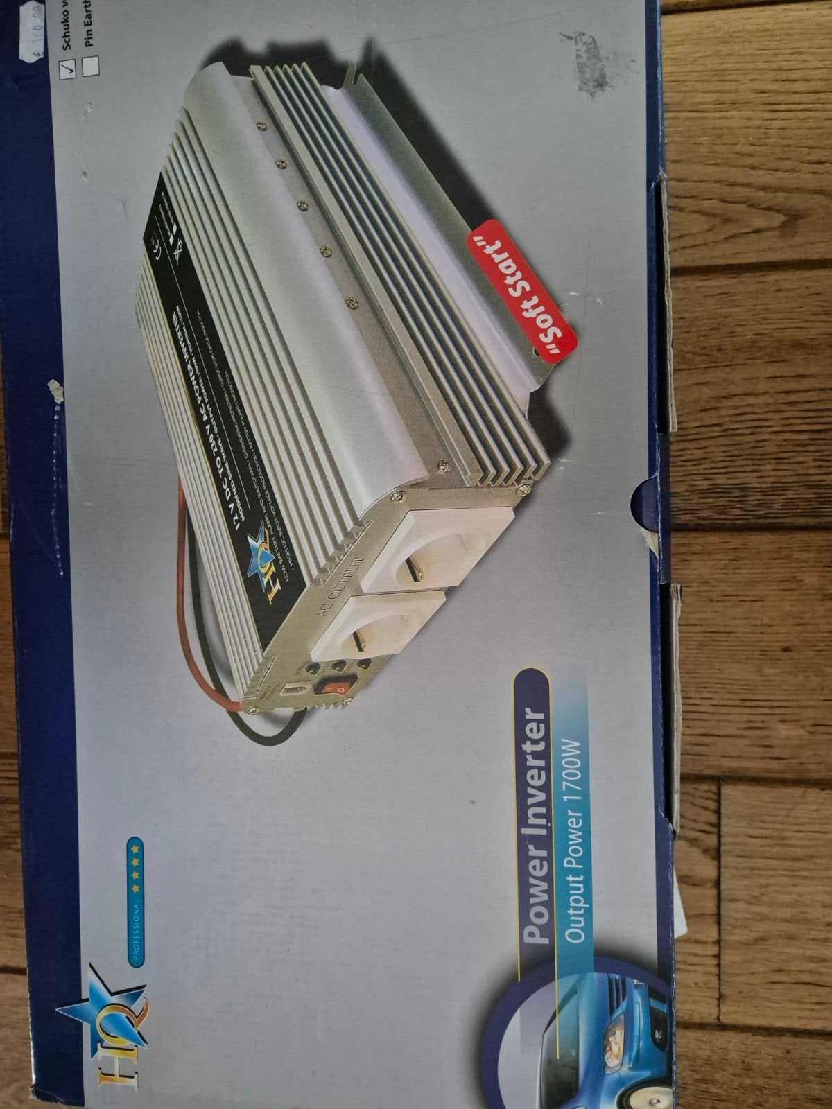 HQ Power Inverter 1700W - 12V DC naar 230V AC, Ophalen of Verzenden, Nieuw, Universele onderdelen