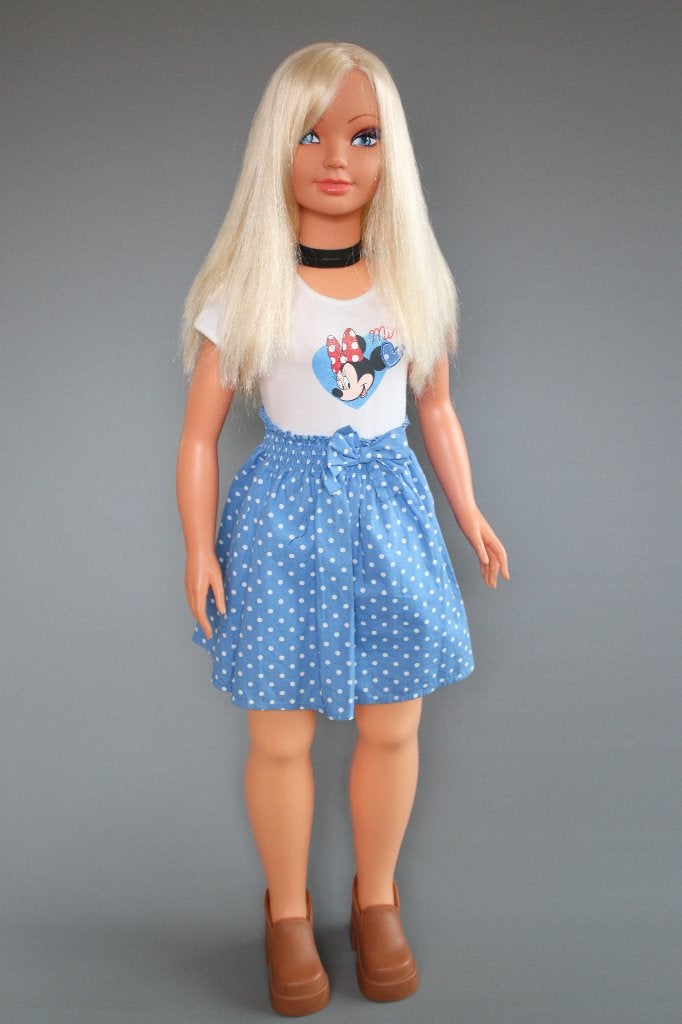 Mooie grote jesmar pop. NR. G/1537.6, Verzenden, Zo goed als nieuw, Pop