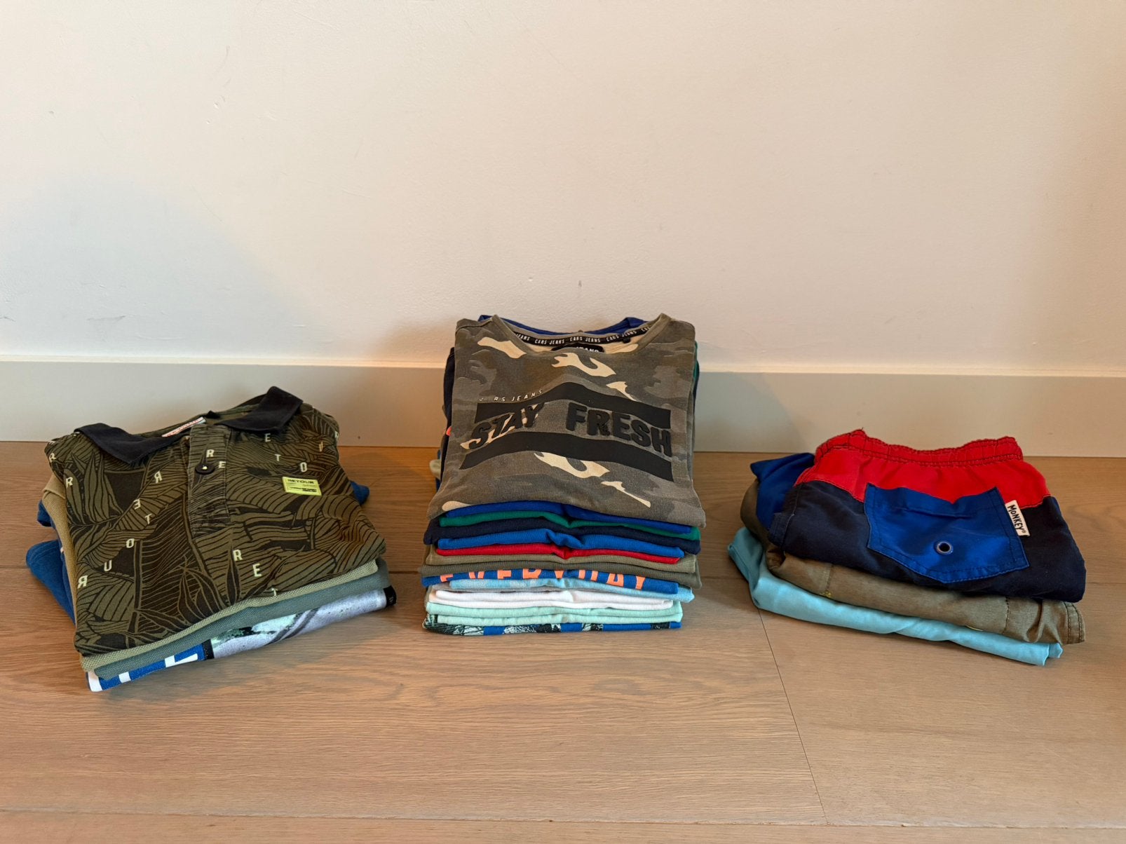 Pakket jongenskleding mt 122/128, oa Cars, Retour, Red+Blue, Ophalen of Verzenden, Zo goed als nieuw, Maat 128