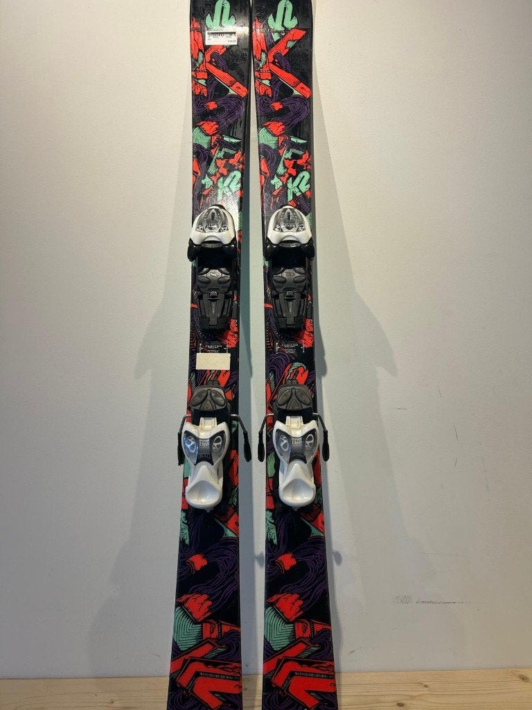K2 Juvy Junior Freestyle ski's 129 cm met Marker bindingen, Sport en Fitness, Overige merken, Gebruikt, Info@k2.com, 100 tot 140 cm
