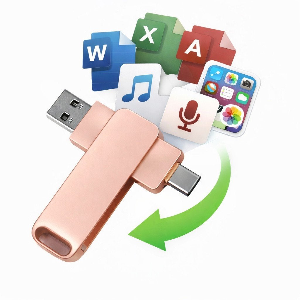 128 GB roze 3-in-1 USB Stick Universeel, Ophalen of Verzenden, Nieuw, 128 GB