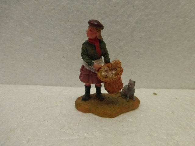 lemax Basket of seashels kerstdorp poppetje figurine beeldje, Ophalen of Verzenden, Zo goed als nieuw