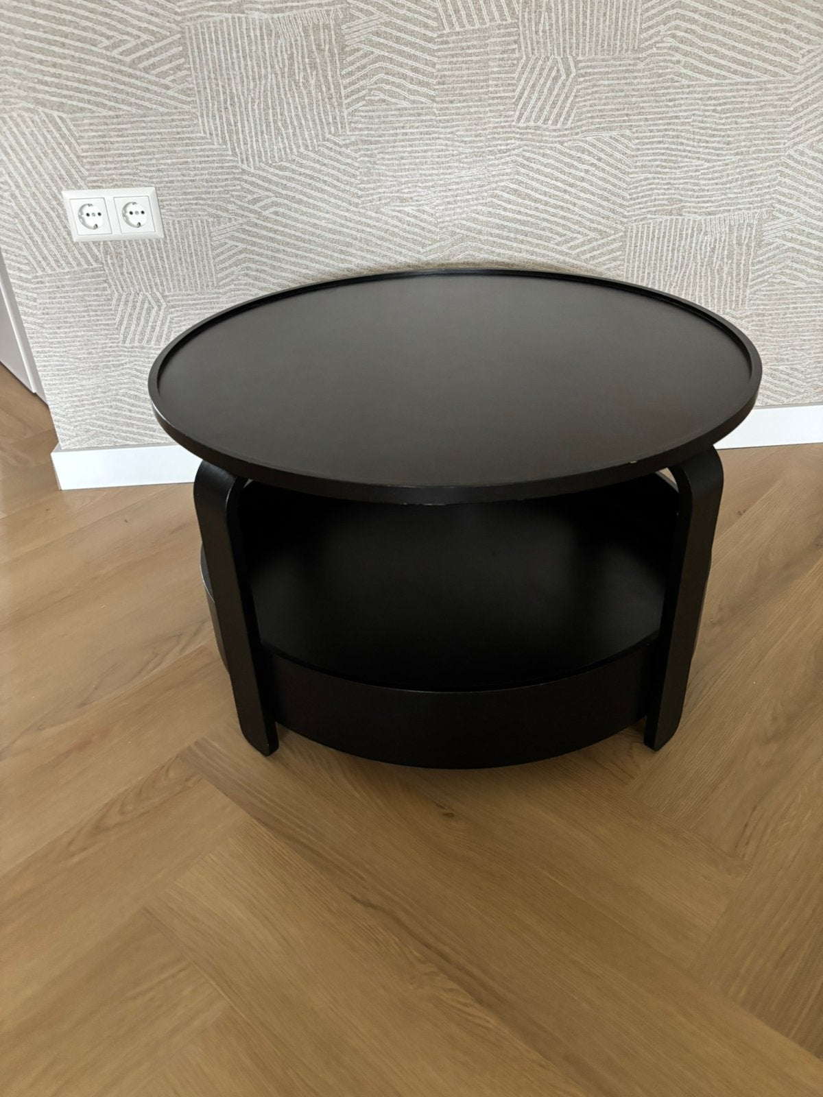 IKEA Borgeby salontafel zwart, Huis en Inrichting, Tafels | Salontafels, Ophalen, 100 tot 150 cm, 50 tot 100 cm, Minder dan 50 cm