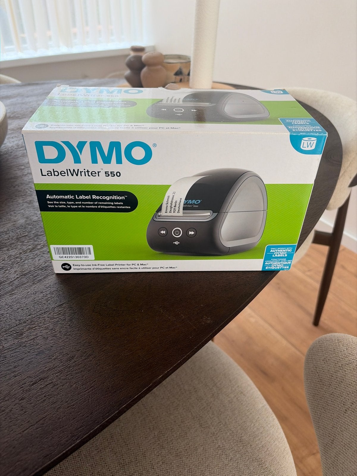 Dymo LabelWriter 550 Labelprinter, Zwart-en-wit printen, Printer, Ophalen of Verzenden, Zo goed als nieuw
