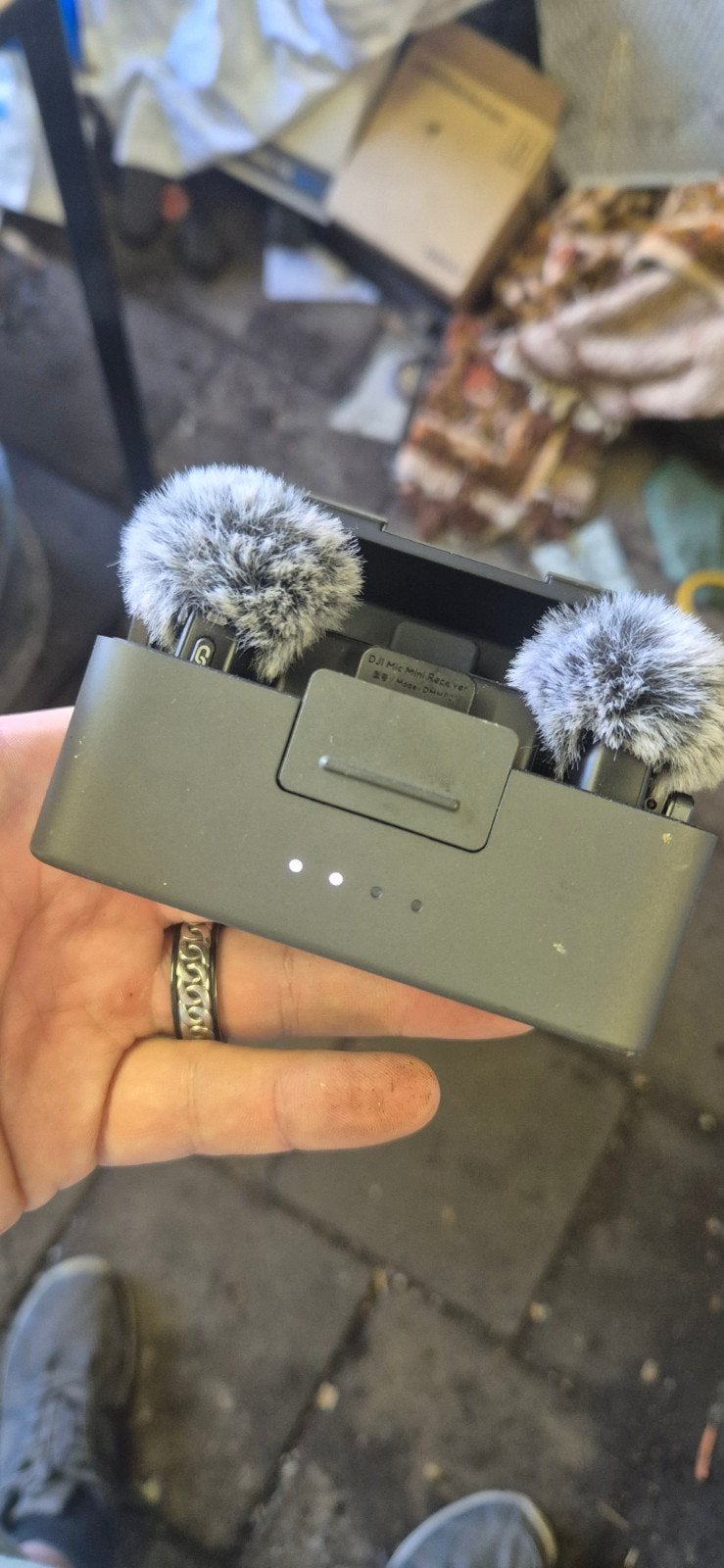 DJI Mic Mini 2-in-1 draadloze microfoonset, Muziek en Instrumenten, Ophalen of Verzenden, Zo goed als nieuw, Studiomicrofoon, Draadloos
