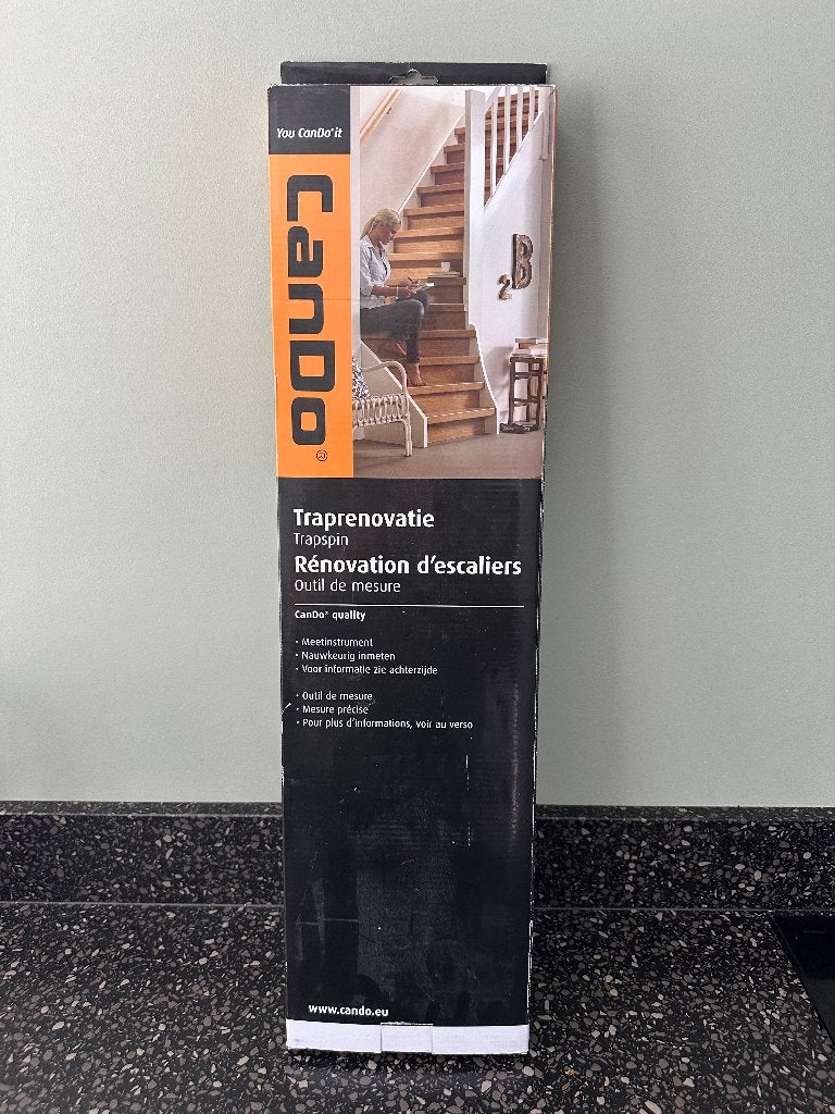 Cando trapspin traprenovatie set. RVS. Aanschaf: 05-06-2026, Ophalen of Verzenden, Zo goed als nieuw, Afstand
