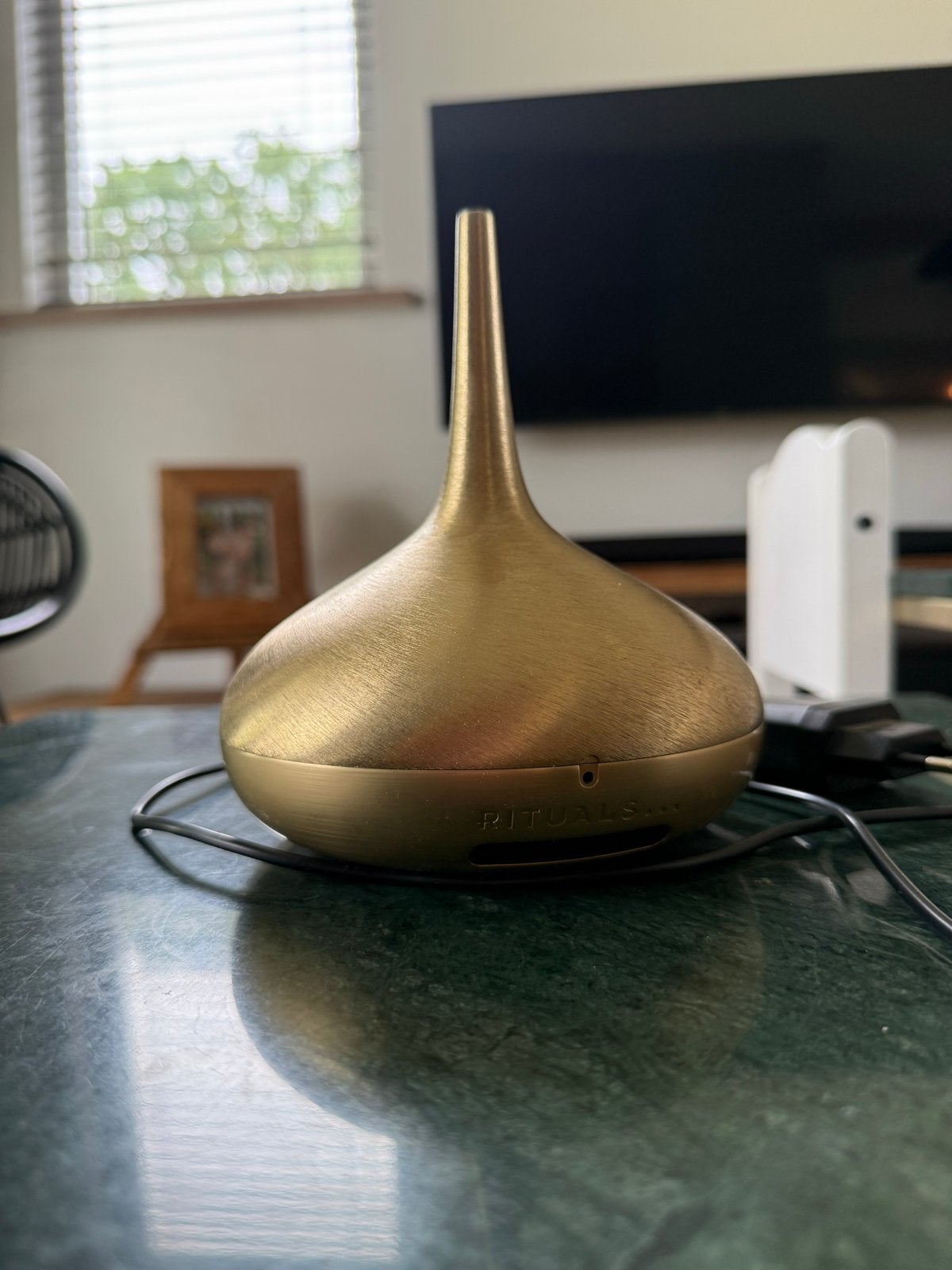 Rituals diffuser goudkleurig, Ophalen of Verzenden, Zo goed als nieuw, Goud, Metaal