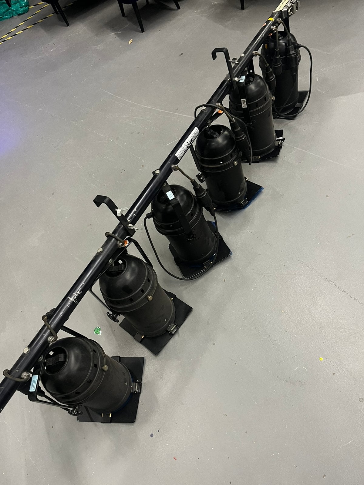 6-bar / sixbar / par lampen, Ophalen, Gebruikt