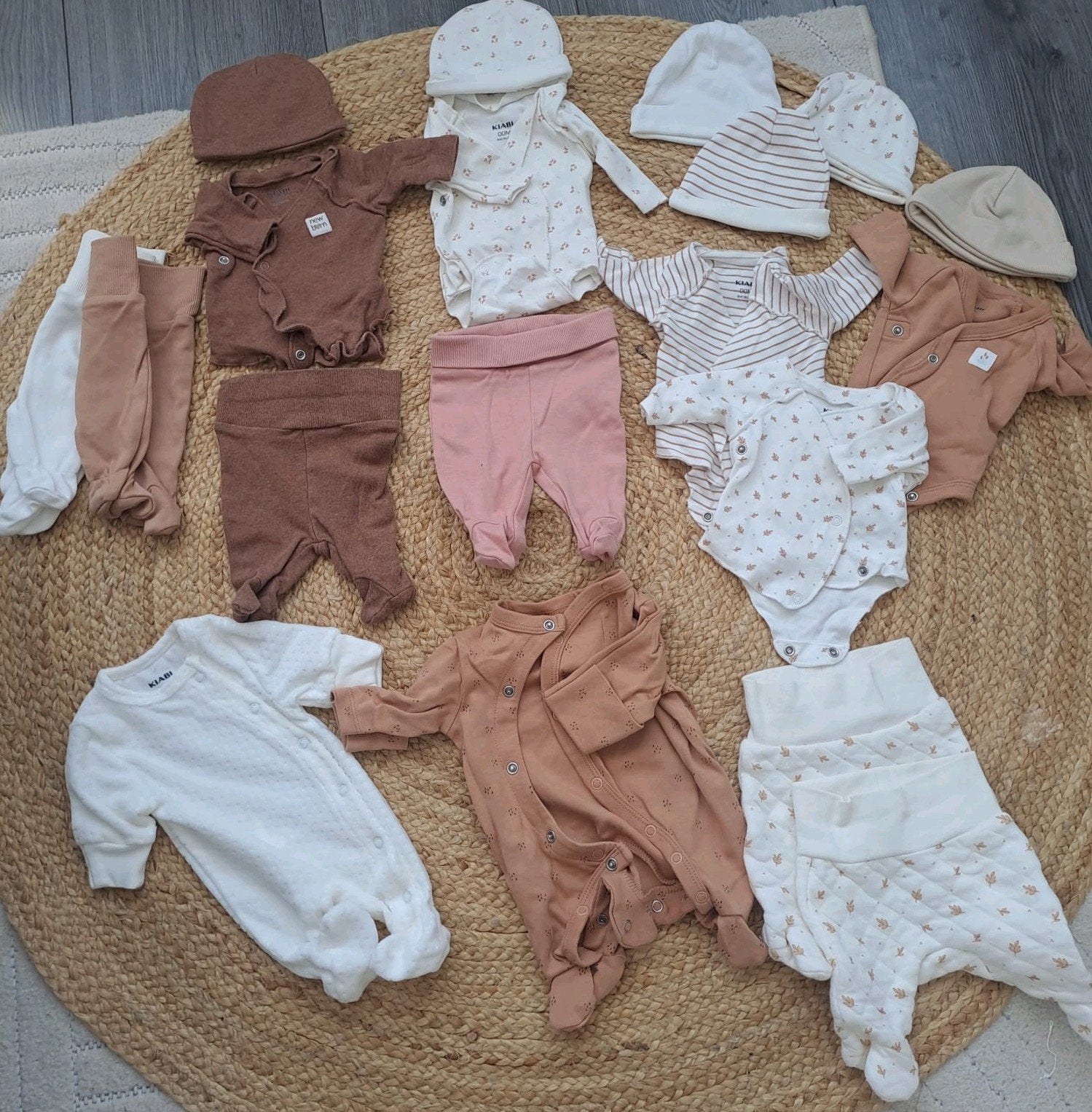 Kledingset prematuur maat 44 neutraal Kiabi, Ophalen of Verzenden, Jongetje of Meisje