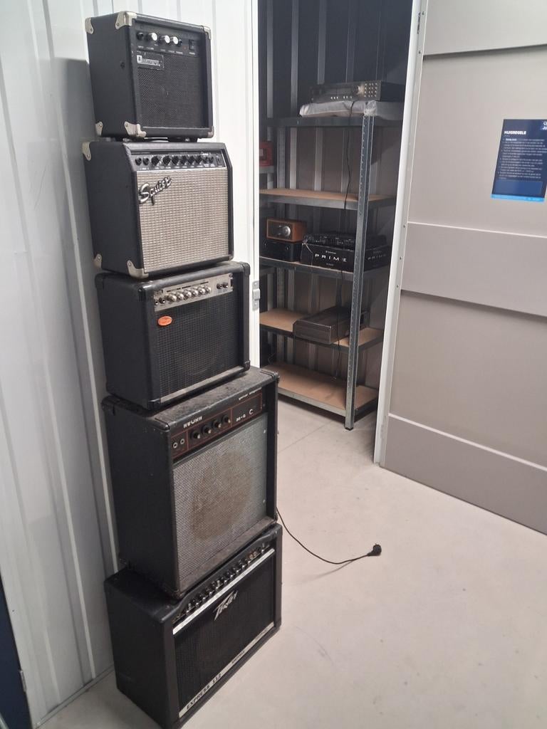 5 Gitaarversterkers: Fender, Peavey, Squier, Stagg, Dynacord, Ophalen, Gebruikt, Minder dan 50 watt