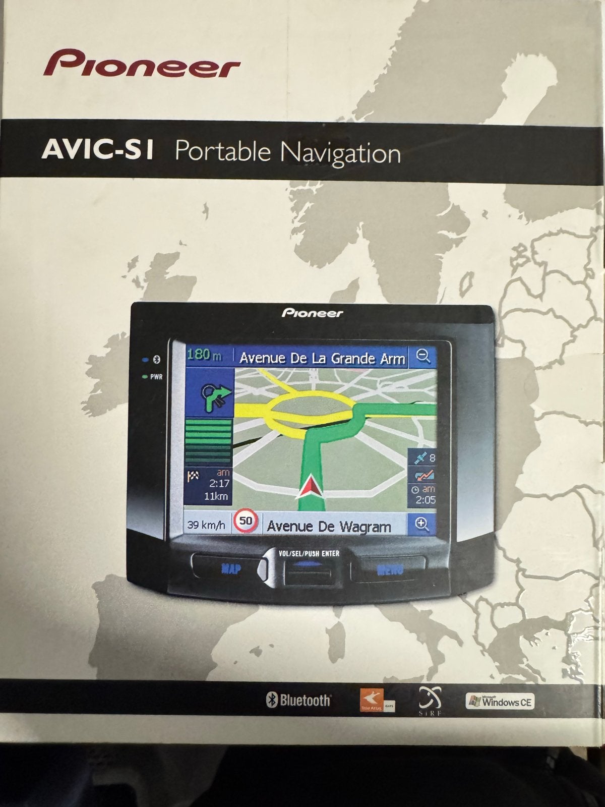 Pioneer AVIC-S1 Draagbare Navigatie Systeem, Ophalen of Verzenden, Zo goed als nieuw