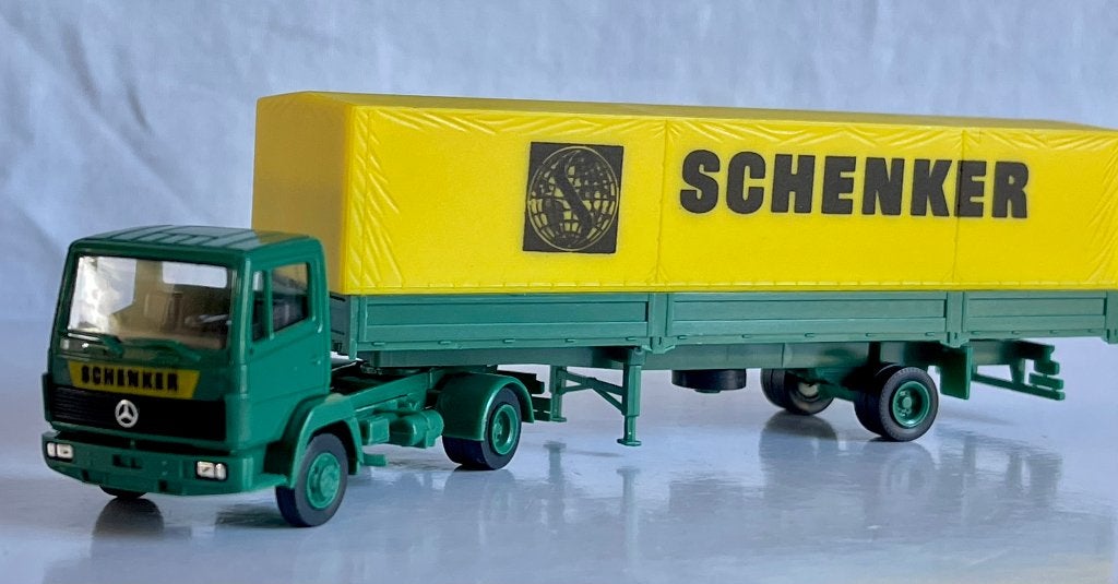 Roskopf 469: Mercedes-Benz NG "Schenker", Hobby en Vrije tijd, Modelauto's | 1:87, Ophalen of Verzenden, Zo goed als nieuw, Bus of Vrachtwagen