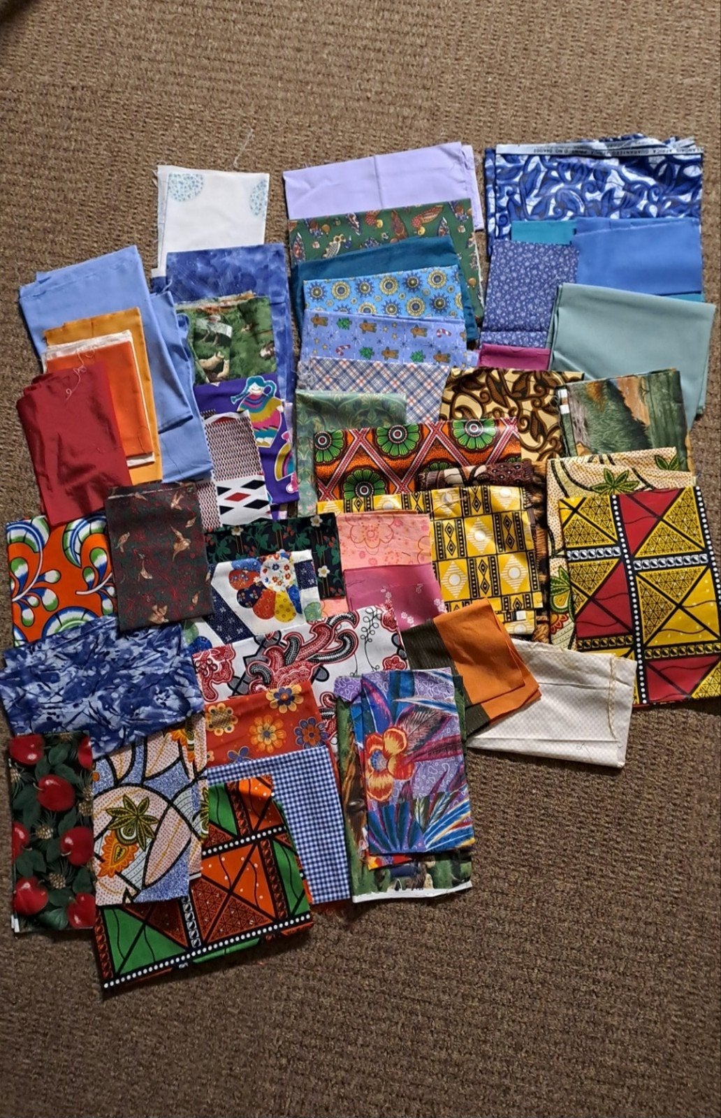 Diverse nieuwe  lapjes ca 35 stuks., Ophalen, Nieuw, Katoen, Minder dan 30 cm