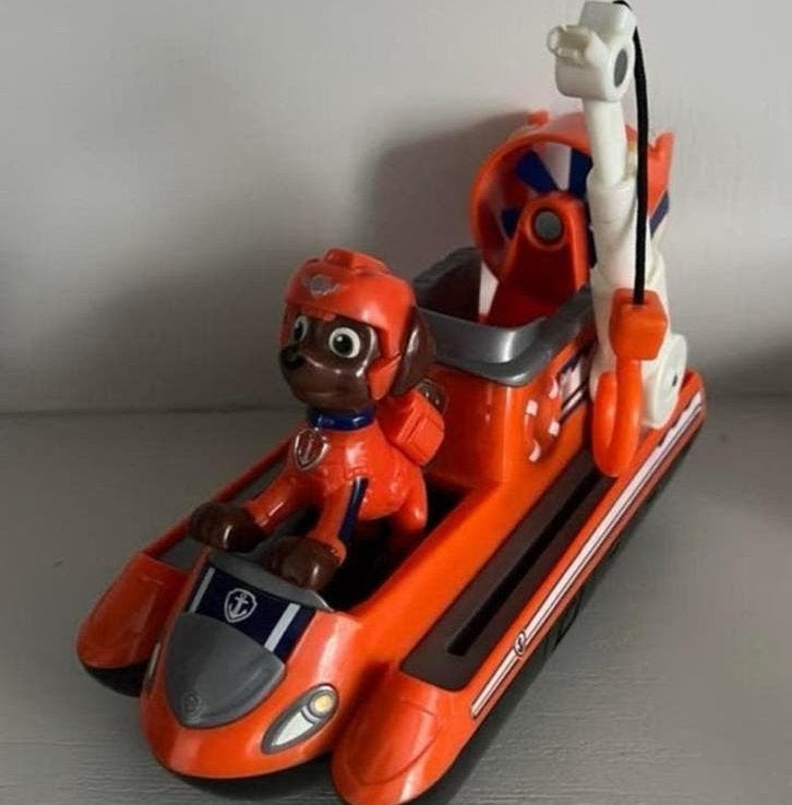Paw patrol zuma met hoovercraft boot, Kinderen en Baby's, Speelgoed | Speelgoedvoertuigen, Ophalen of Verzenden, Gebruikt