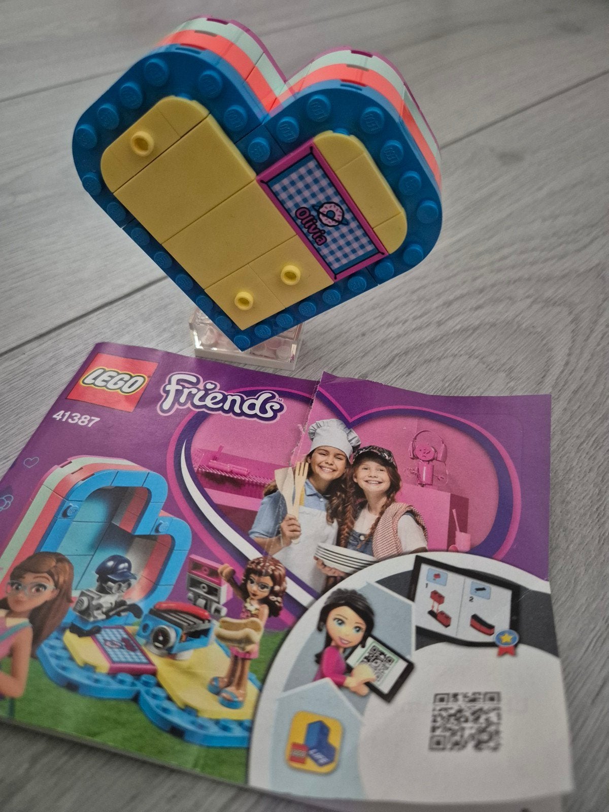LEGO Friends Olivia's Hartvormige Doosje 41387, Ophalen of Verzenden, Zo goed als nieuw